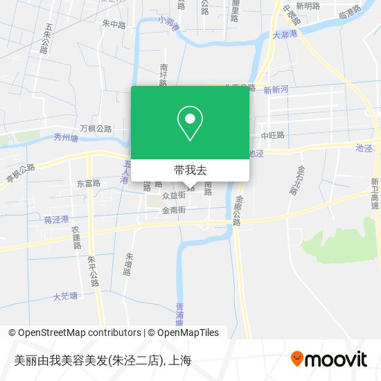 美丽由我美容美发(朱泾二店)地图