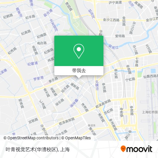 叶青视觉艺术(华漕校区)地图