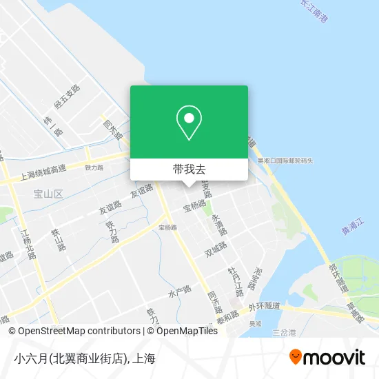 小六月(北翼商业街店)地图