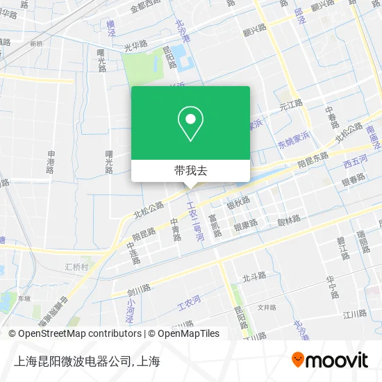 上海昆阳微波电器公司地图