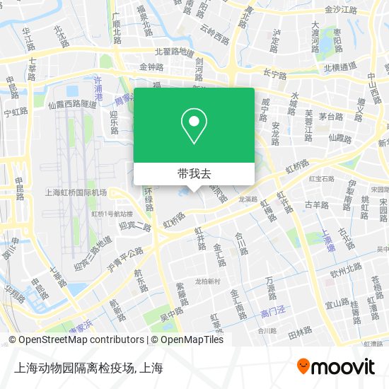 上海动物园隔离检疫场地图