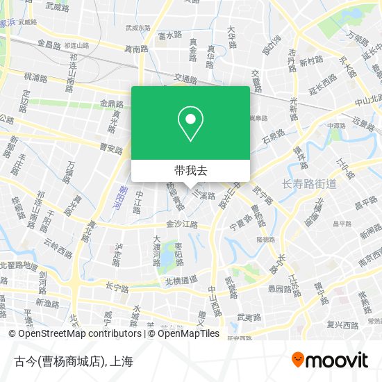 古今(曹杨商城店)地图