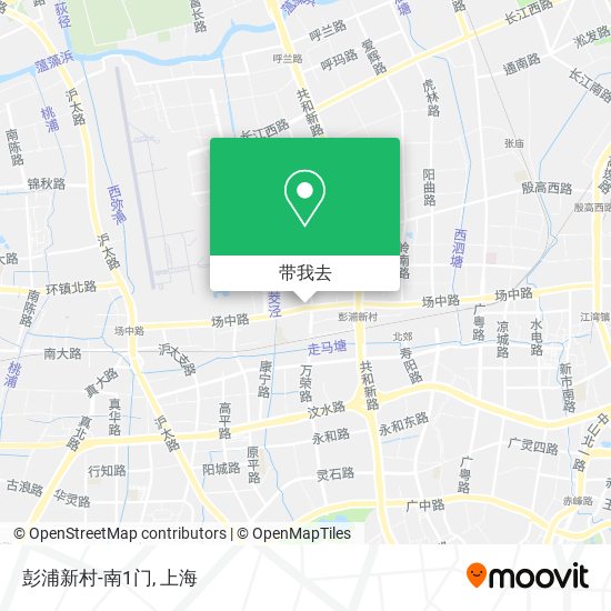 彭浦新村-南1门地图