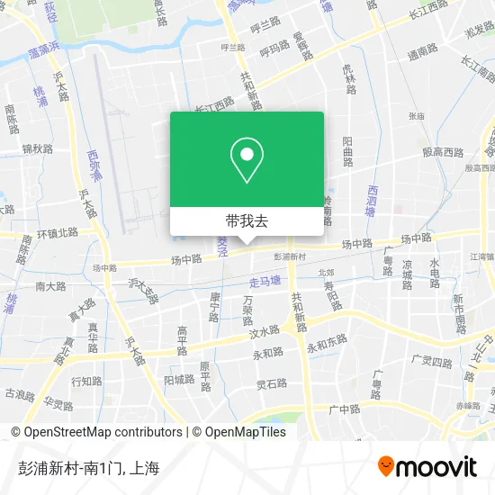 彭浦新村-南1门地图