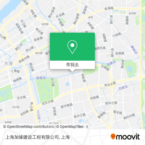 上海加缘建设工程有限公司地图