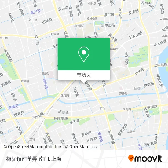 梅陇镇南单弄-南门地图