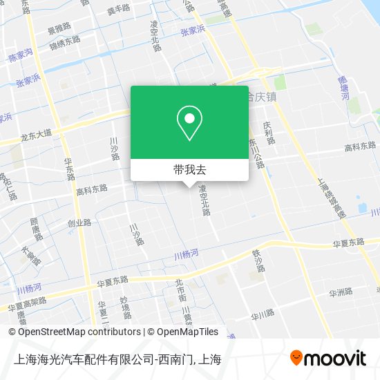 上海海光汽车配件有限公司-西南门地图