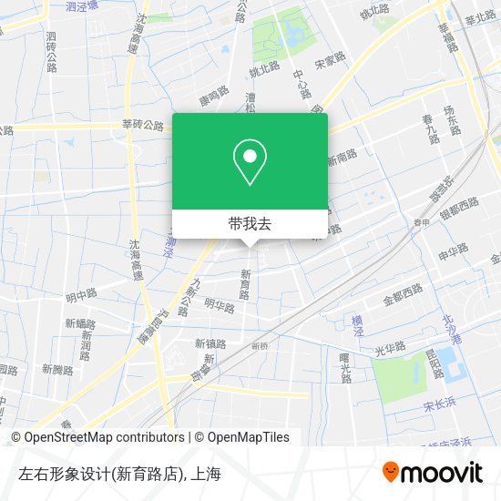 左右形象设计(新育路店)地图