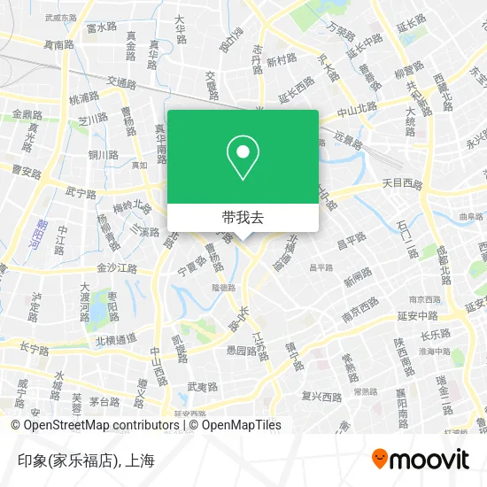 印象(家乐福店)地图
