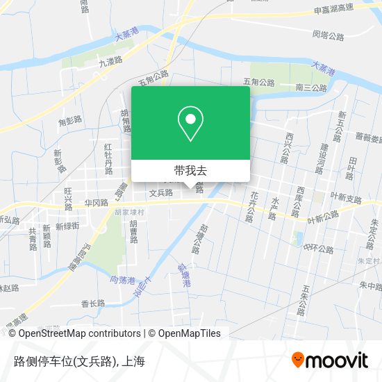 路侧停车位(文兵路)地图