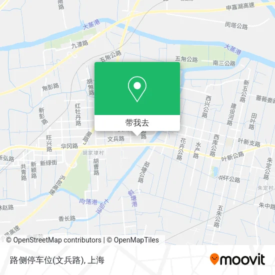 路侧停车位(文兵路)地图