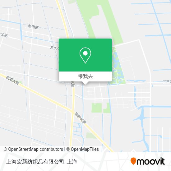 上海宏新纺织品有限公司地图