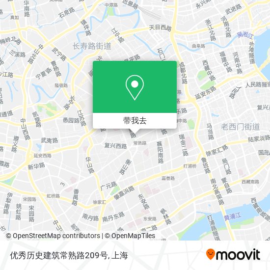 优秀历史建筑常熟路209号地图