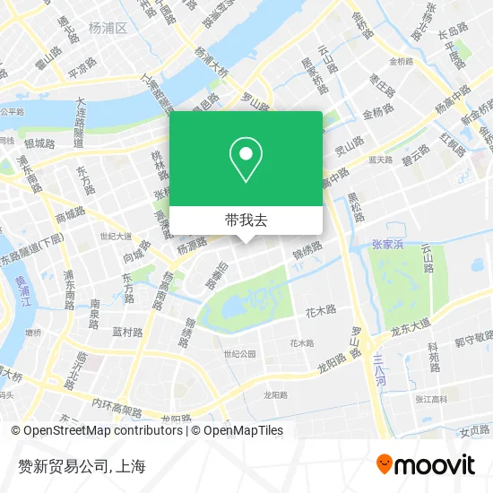 赞新贸易公司地图