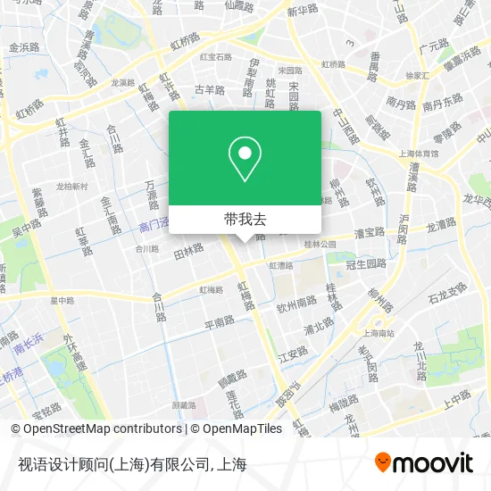 视语设计顾问(上海)有限公司地图