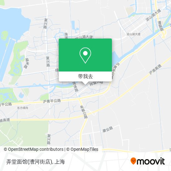 弄堂面馆(漕河街店)地图