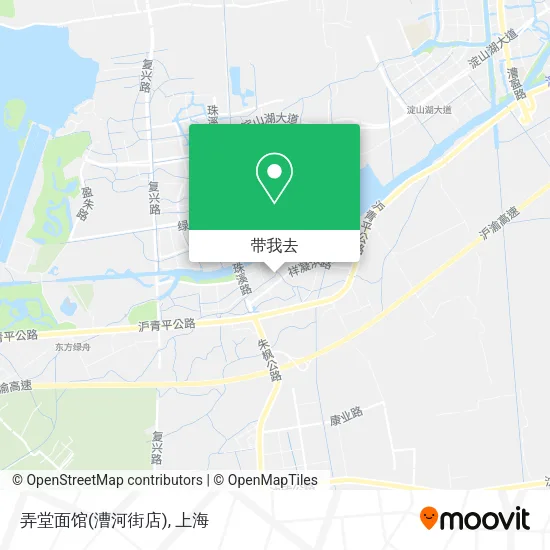 弄堂面馆(漕河街店)地图