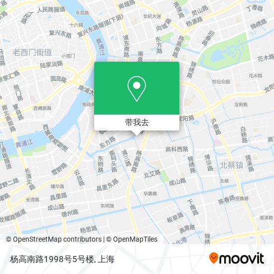 杨高南路1998号5号楼地图