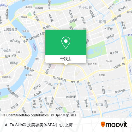 ALFA Skin科技美容美体SPA中心地图
