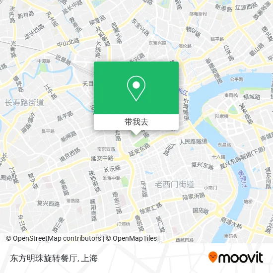 东方明珠旋转餐厅地图