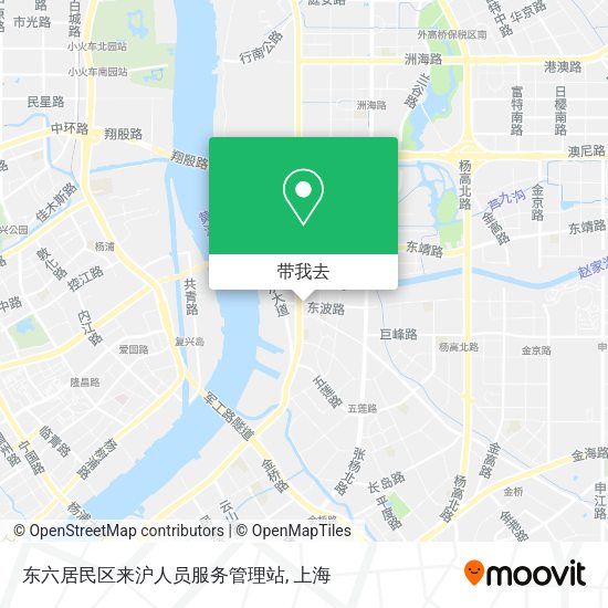 东六居民区来沪人员服务管理站地图