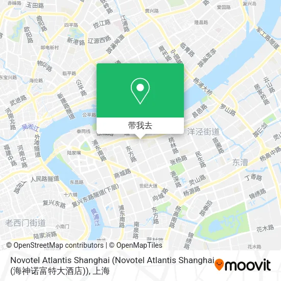 Novotel Atlantis Shanghai (Novotel Atlantis Shanghai (海神诺富特大酒店))地图