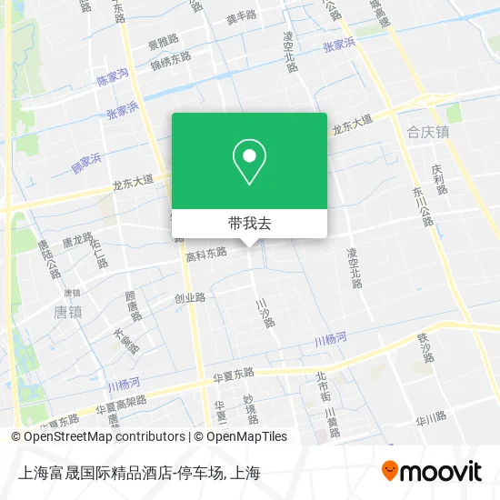 上海富晟国际精品酒店-停车场地图