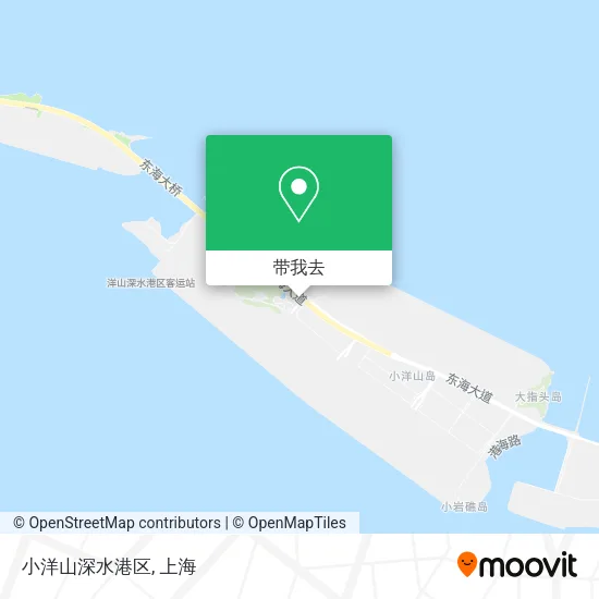 小洋山深水港区地图