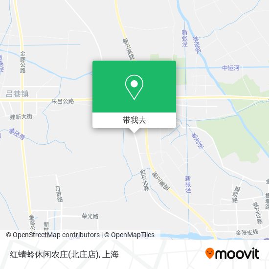 红蜻蛉休闲农庄(北庄店)地图