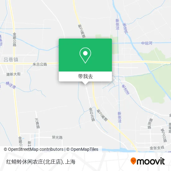 红蜻蛉休闲农庄(北庄店)地图