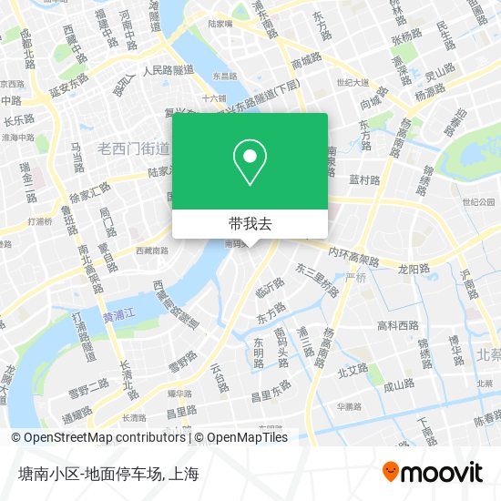 塘南小区-地面停车场地图