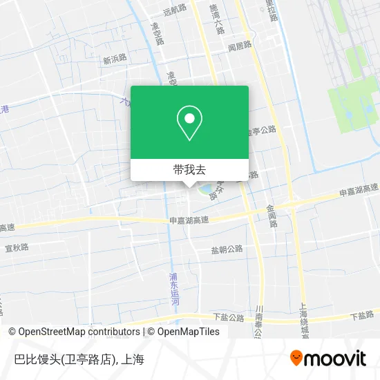 巴比馒头(卫亭路店)地图