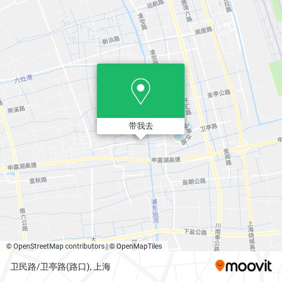 卫民路/卫亭路(路口)地图