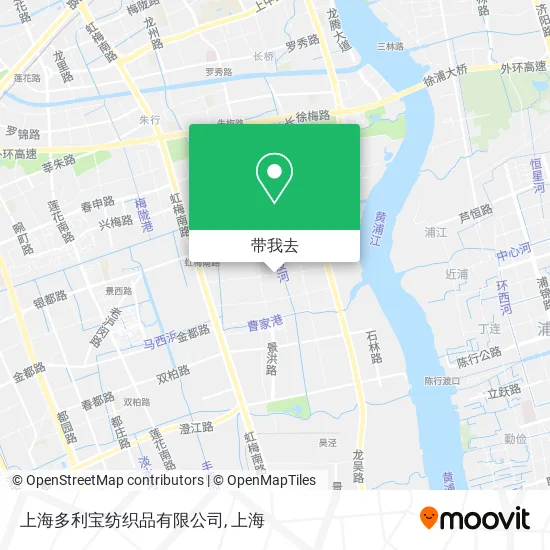 上海多利宝纺织品有限公司地图