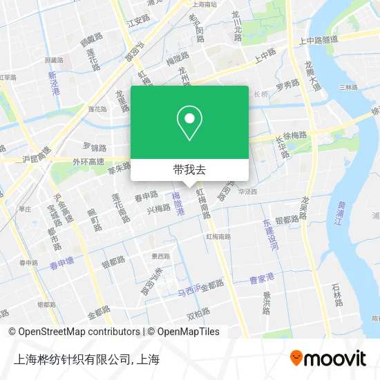 上海桦纺针织有限公司地图