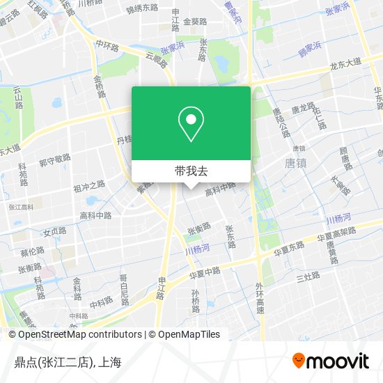 鼎点(张江二店)地图