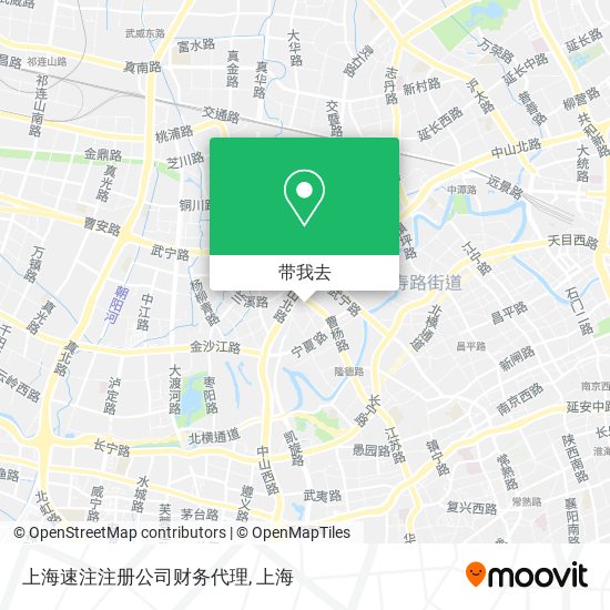 上海速注注册公司财务代理地图