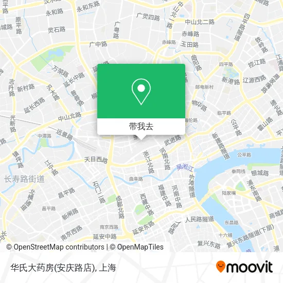 华氏大药房(安庆路店)地图