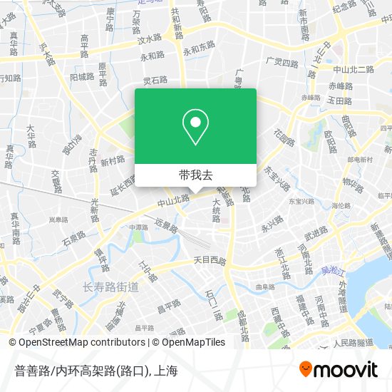 普善路/内环高架路(路口)地图