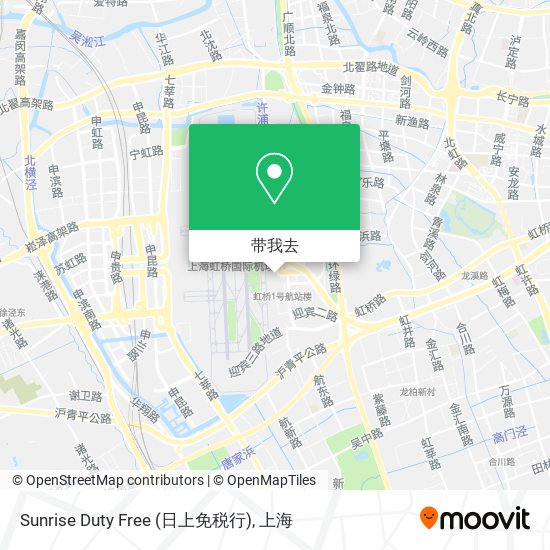 Sunrise Duty Free (日上免税行)地图