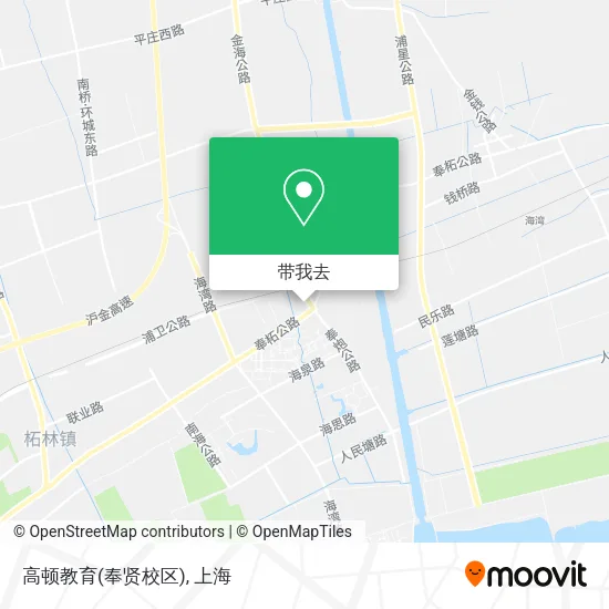 高顿教育(奉贤校区)地图