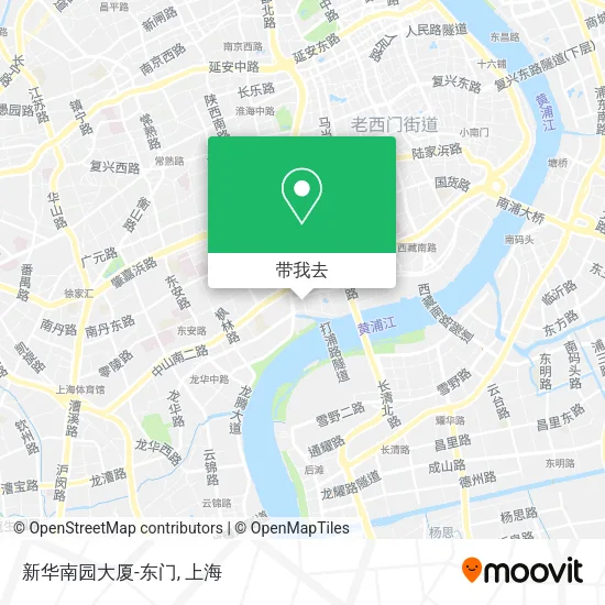 新华南园大厦-东门地图