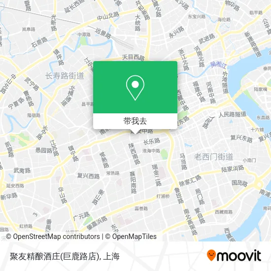 聚友精酿酒庄(巨鹿路店)地图