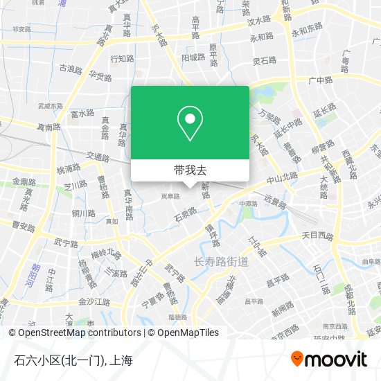 石六小区(北一门)地图