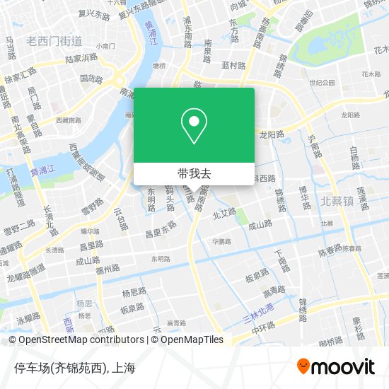 停车场(齐锦苑西)地图