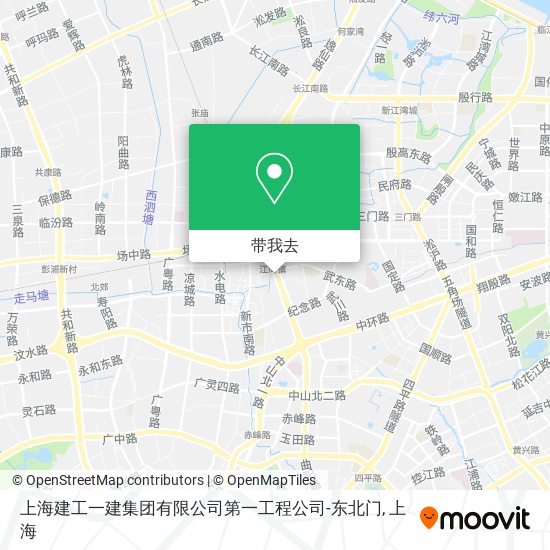 上海建工一建集团有限公司第一工程公司-东北门地图