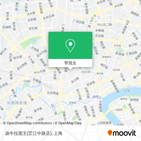 鼎牛拉面王(芷江中路店)地图