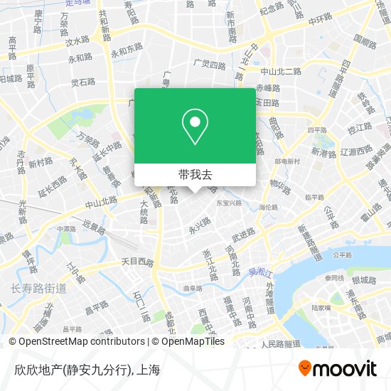 欣欣地产(静安九分行)地图