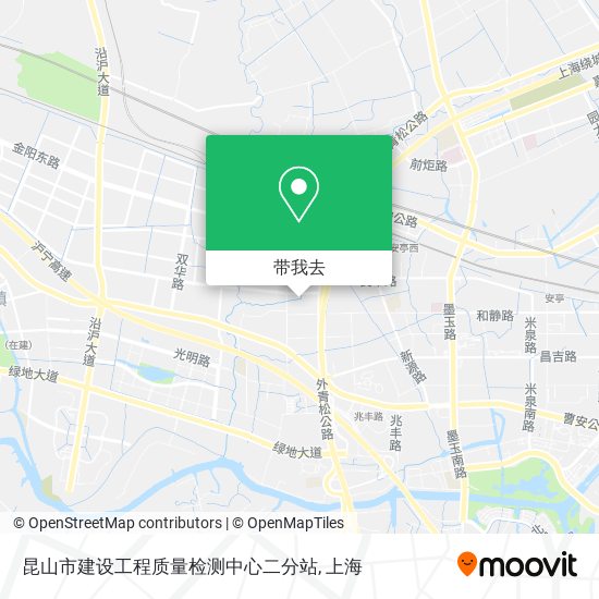 昆山市建设工程质量检测中心二分站地图