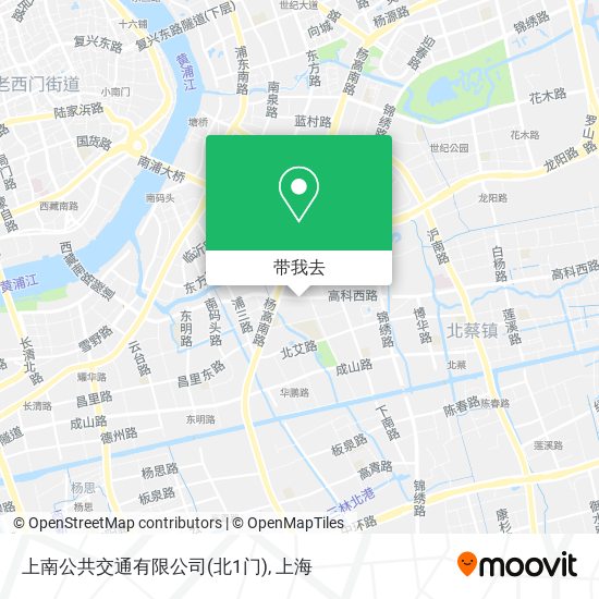 上南公共交通有限公司(北1门)地图